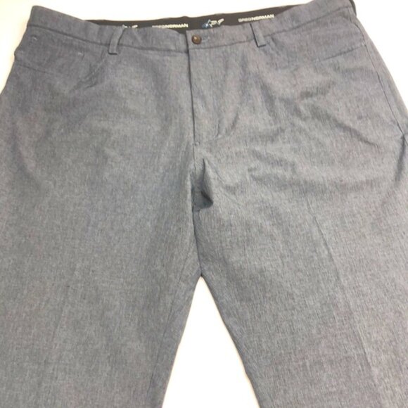 LIKE NEW PREMIUM GREG NORMAN GRAY SPORTS SLACKS 40x32 - Picture 5 of 12
